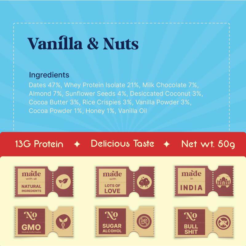 Vanilla & Nuts Protein Bar
