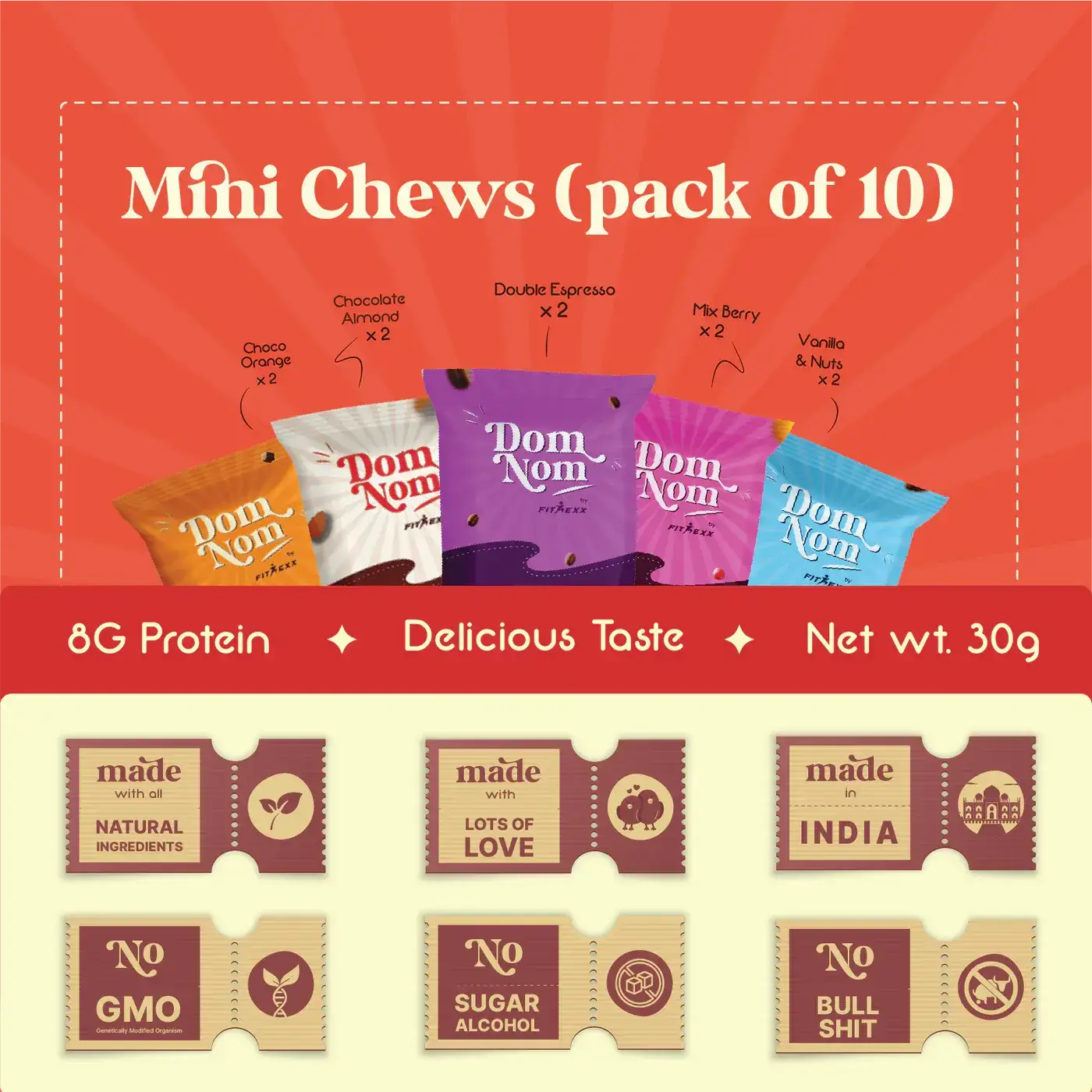 Mix of allmini bars